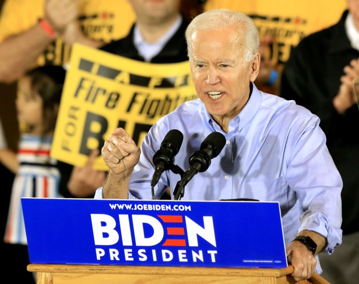 Joe Biden began his campaign in a union hall in Pittsburgh in April 2019. He has prioritized improving on Hillary Clinton's performance with union members in key states.