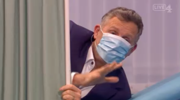 Adam Hills underwent a live prostate exam on The Last Leg