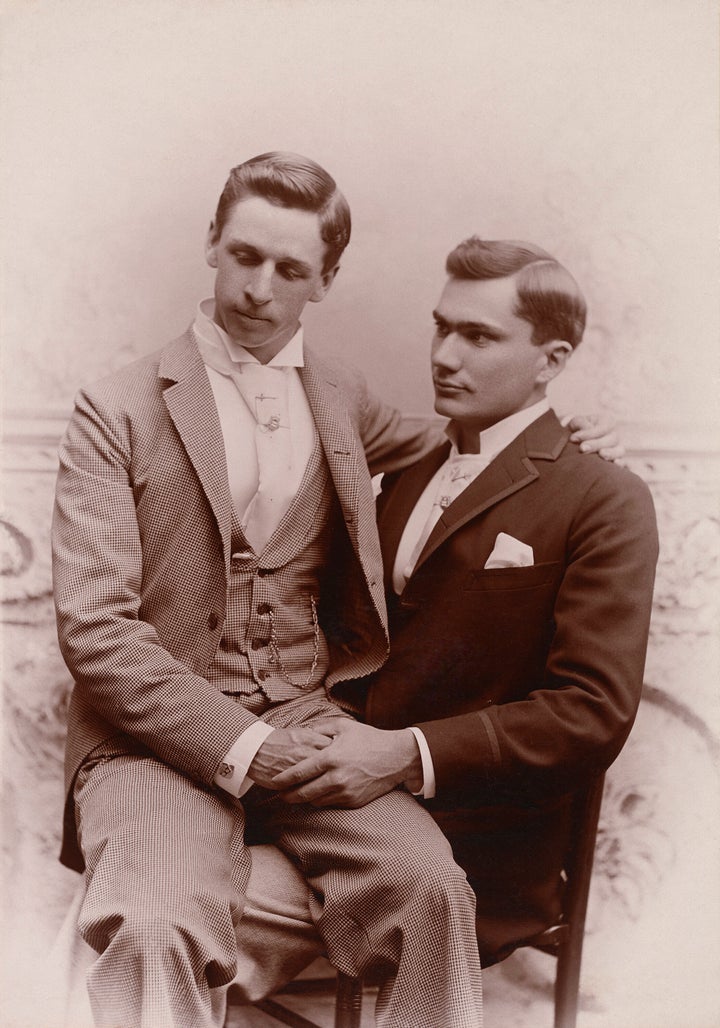 Nini and Treadwell first purchased a photograph of two men in an intimate pose together, circa 1920, from a Texas antique shop in 2000. 