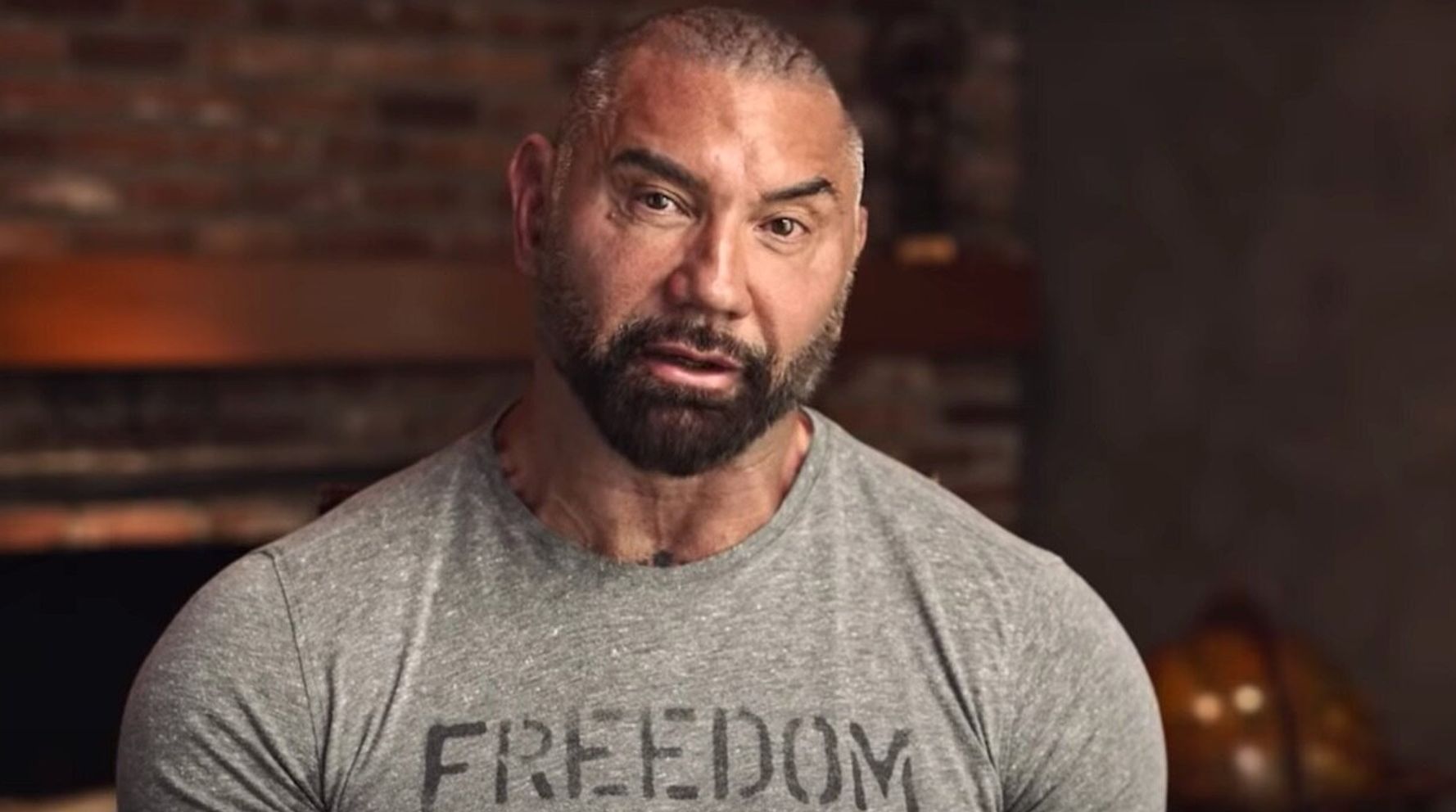 ‘Guardians Of The Galaxy’ Star Dave Bautista Gives Biden A Ringing Endorsement