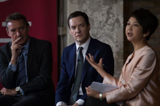 Lord Jim O'Neill, left, with Tory then-chancellor George Osborne on a visit to China