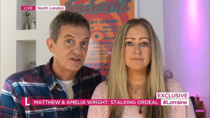 Matthew and Amelia Wright spoke about their ordeal on Monday morning