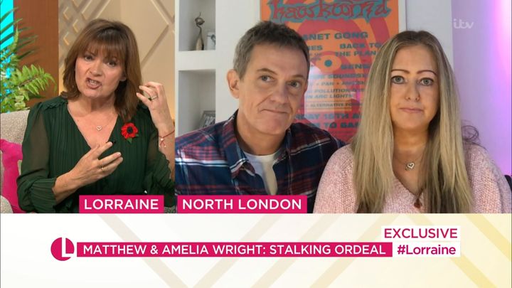 Lorraine Kelly interviewed the pair about their traumatising experience
