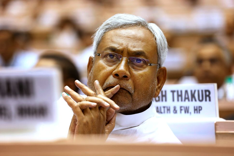 Bihar Chief Minister Nitish Kumar in a file photo.