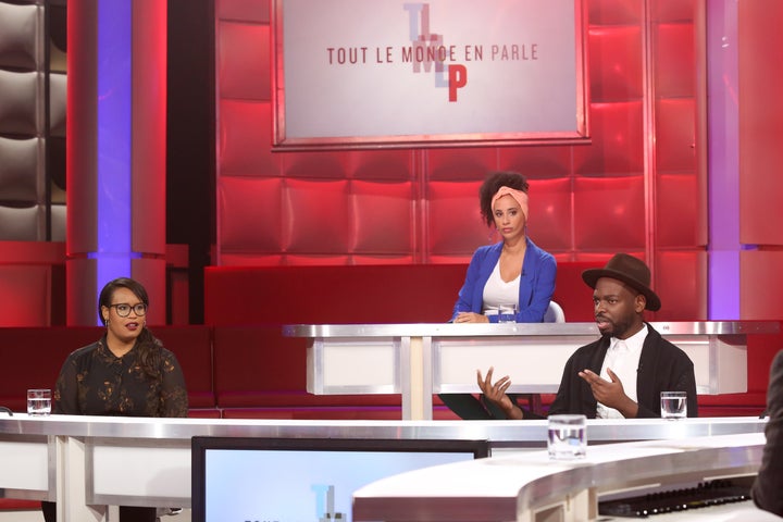 La journaliste et chroniqueuse Vanessa Destiné, l’artiste hip-hop et conférencier Webster, la chroniqueuse Emilie Nicolas et l’artiste et entrepreneur social Ricardo Lamour ont expliqué avec éloquence la blessure que provoque en eux l'utilisation du «mot en N».