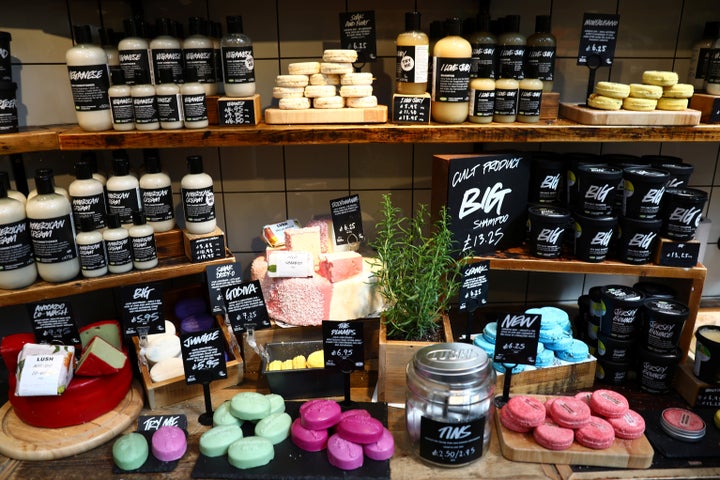 イギリス・ロンドンのLUSH店舗（2017年撮影）