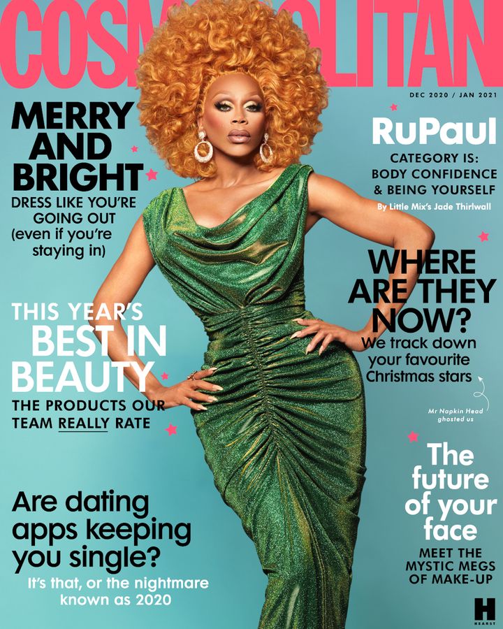 RuPaul on the cover of Cosmpolitan