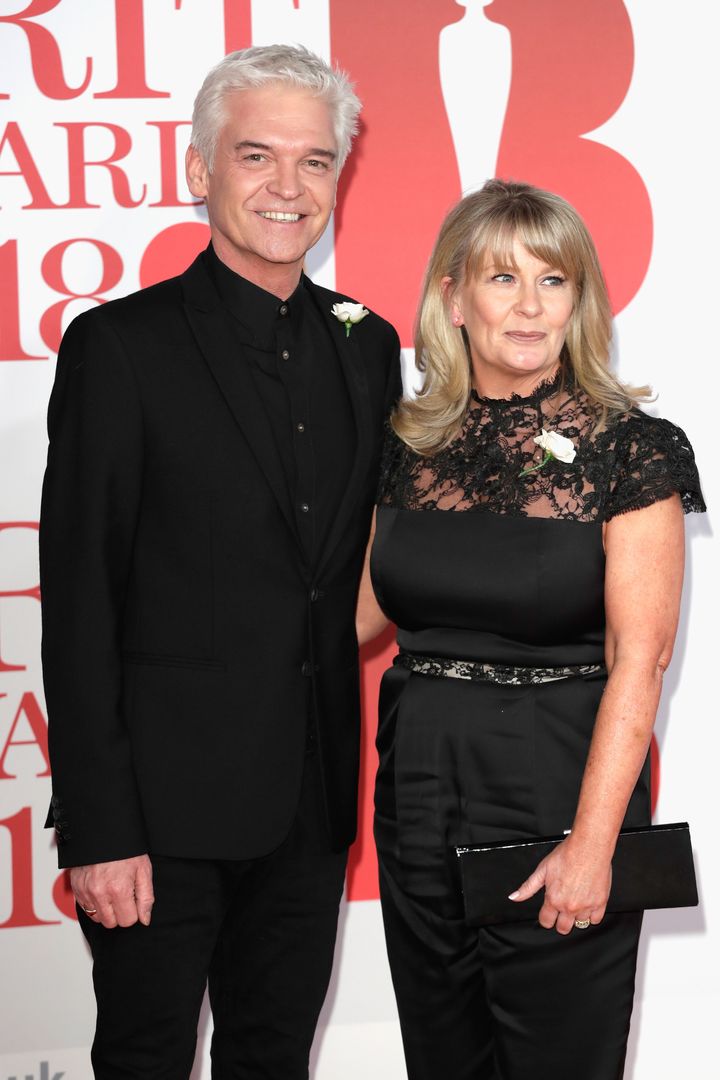 Phillip and Steph at the Brit Awards in 2018