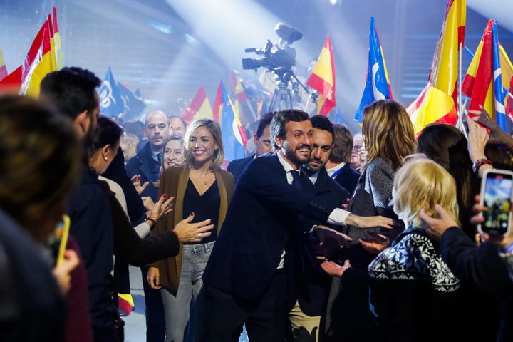 Pablo Casado, el 8 de noviembre de 2019, en la recta final de las elecciones generales.
