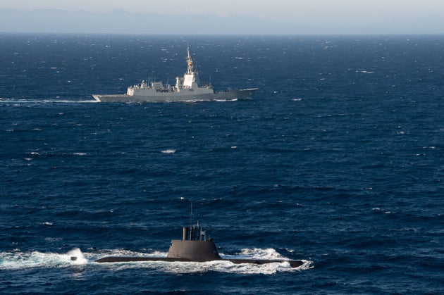 .Φωτογραφία αρχείου - Ασκηση του ελληνικού Πολεμικού Ναυτικού