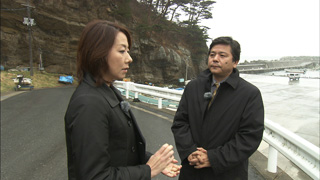 岩手少女殺害事件の取材で黒木さんと(2010年)