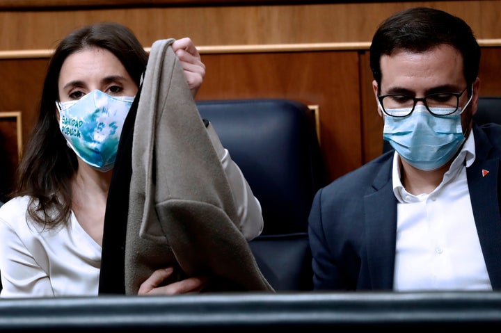 Irene Montero y Alberto Garzón