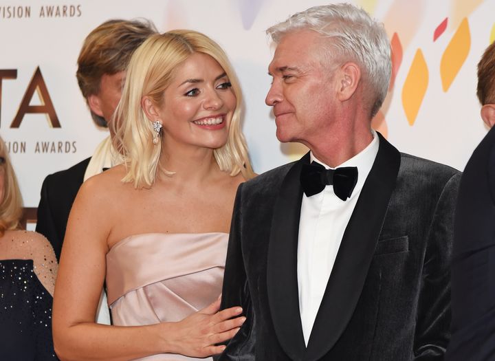 Holly and Phil at the National Television Awards earlier this year