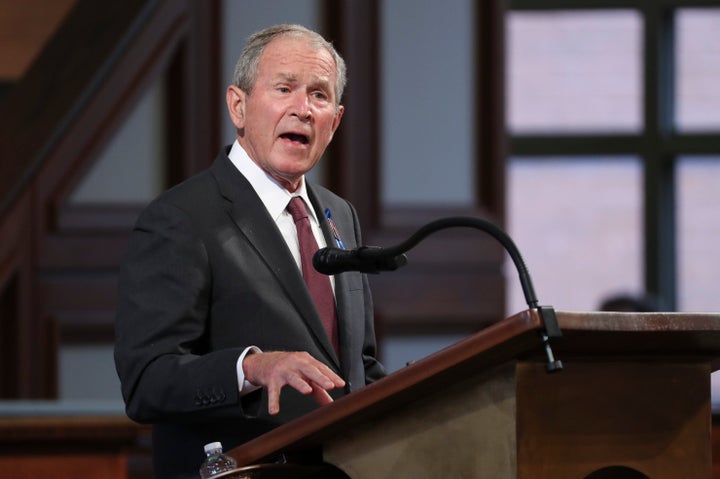 The former attorneys who signed an open letter condemning President Donald Trump served in Republican administrations from Dwight Eisenhower to George W. Bush, pictured.