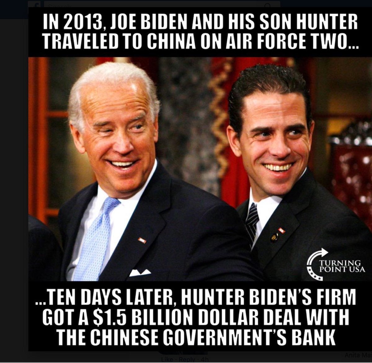 The claim in this meme isn't true, but research indicates that it's more convincing if it's coupled with an image.