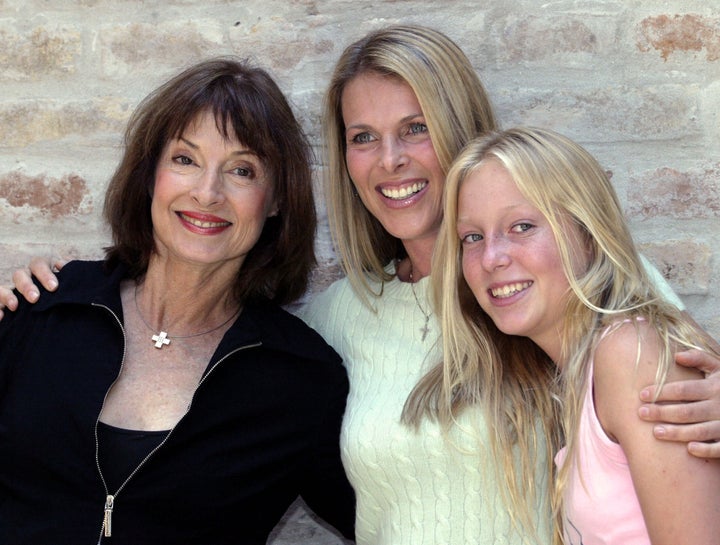 Catherine Oxenberg, centre, with her mother Elizabeth, left, and daughter India in 2004.