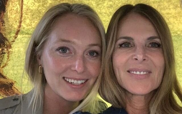 India Oxenberg with her mother, Catherine Oxenberg.