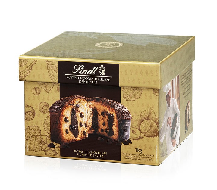 Panettone Gotas de Chocolate e Creme de Avelã - 1 quilo por R$ 134,90
