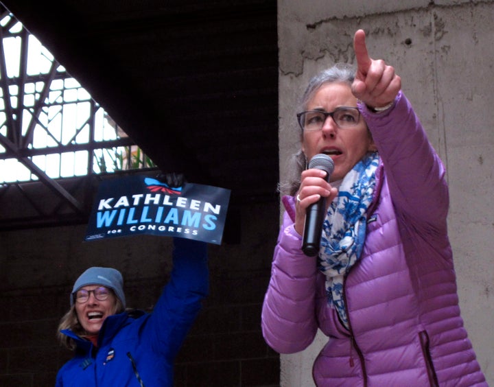 Democratic U.S. House candidate Kathleen Williams is running for Montana's at-large seat for the second time. (AP Photo/Matt