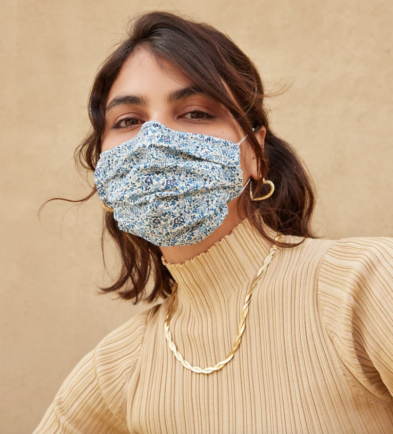 Loeffler Randall Face Mask Indigo