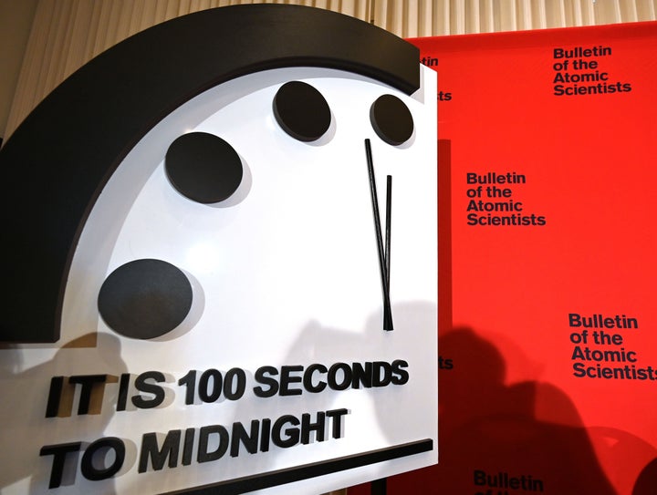 In January, the keepers of the Doomsday Clock moved the symbolic countdown to global disaster to the closest point to midnight in the clock's 73-year history.