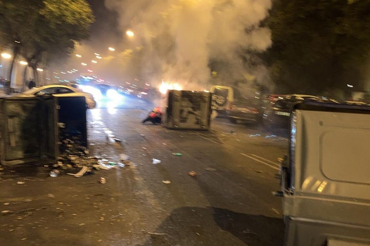 Actos vandálicos en Pino Montano, Sevilla.
