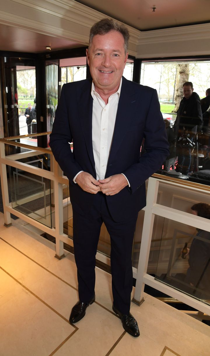 Piers Morgan at the TRIC Awards in March