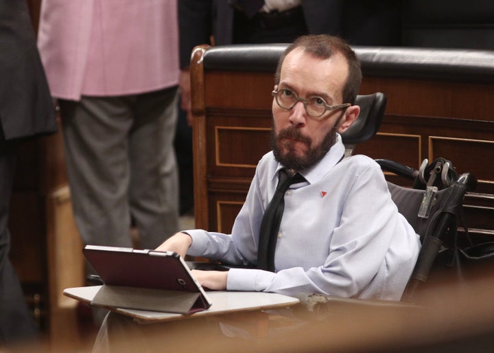 Pablo Echenique, en el Congreso.