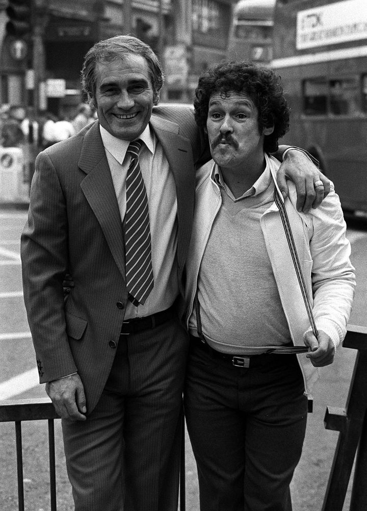 Tommy Cannon (left) and Bobby Ball