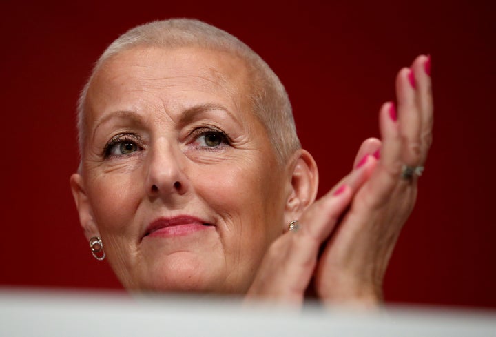 General Secretary of the Labour Party Jennie Formby on stage during the Labour Party Conference at the Brighton Centre in Brighton. (Photo by Gareth Fuller/PA Images via Getty Images)