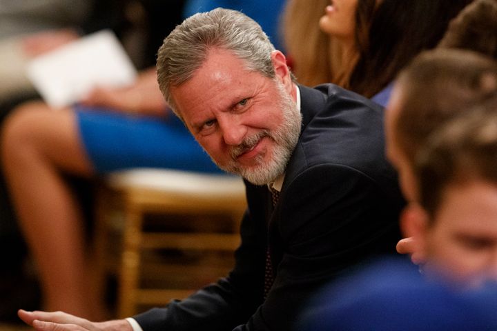 Jerry Falwell Jr. is the former president of Liberty University, an evangelical school founded by his late televangelist father.