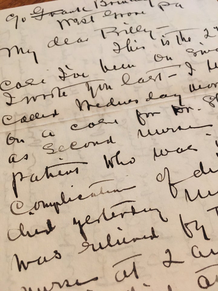 This letter written by a young nurse named Mary to her former lover Billy was found in an abandoned post office in rural Pennsylvania.