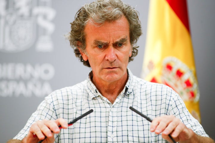 Fernando Simón, en una rueda de prensa.