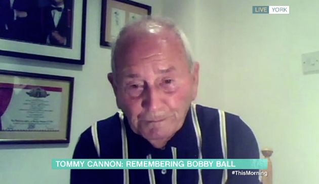Tommy Cannon appeared on This Morning on Friday