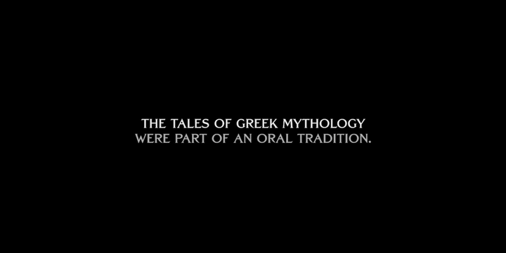 The opening of "Blood of Zeus" on Netflix.