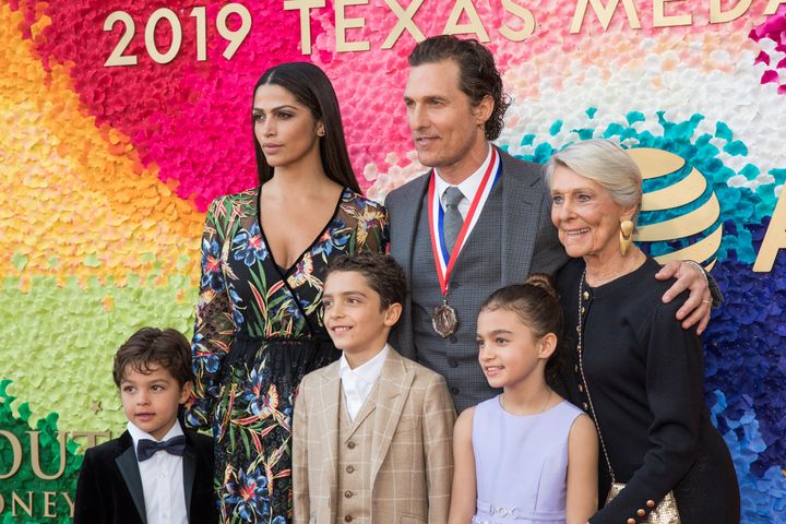 The McConaugheys attend the 2019 Texas Medal Of Arts Awards on Feb. 27, 2019, in Austin, Texas.