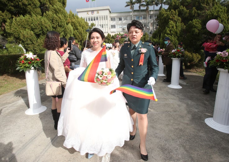 Taiwan is the only place in Asia to have legalized gay marriage, passing legislation in this regard in 2019. (AP Photo/Chiang Ying-ying)