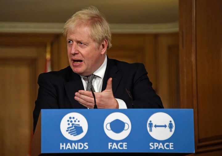 Boris Johnson announced a second national lockdown on Saturday. 