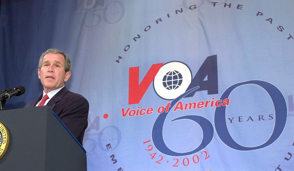 Republicans and Democrats both supported Voice of America and other news outlets under the U.S. Agency for Global Media for d