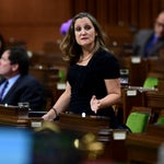 Freeland Says Her COVID-19 Test Came Back