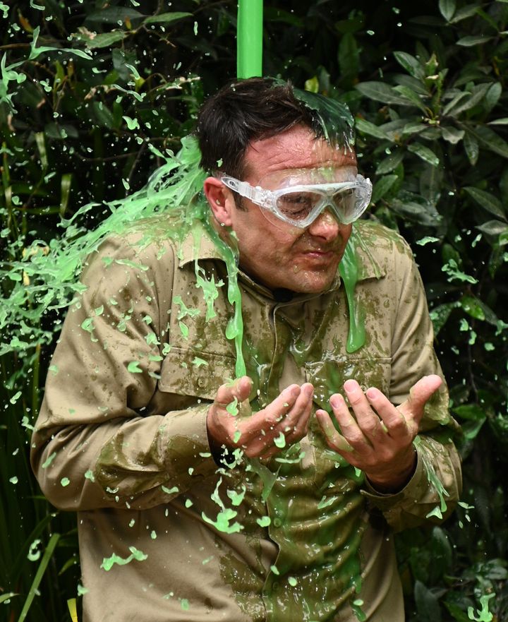 Ant was also slimed as part of the challenge