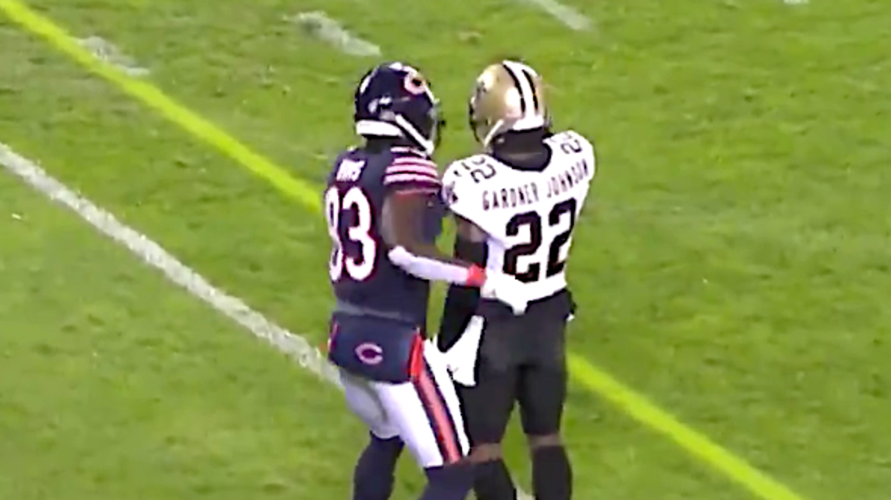 Bears WR Wims suspended 2 games for punching Saints player