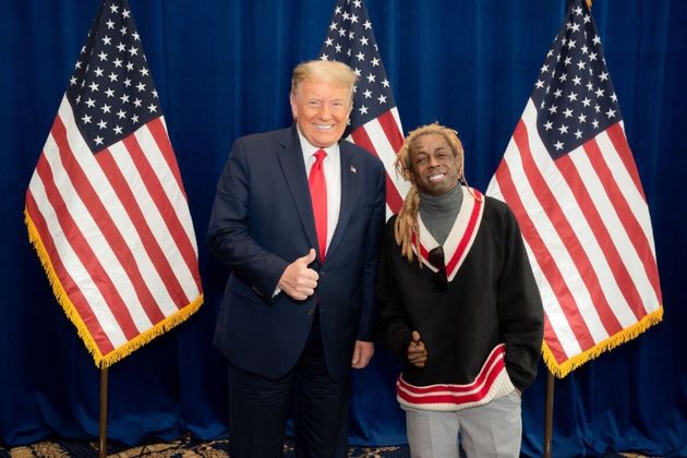 Donald Trump et Lil Wayne après une 