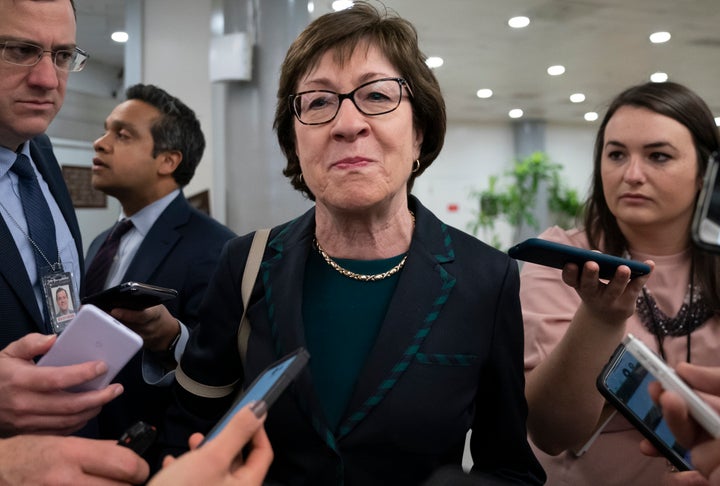 Sen. Susan Collins held on to her seat in the upper chamber.