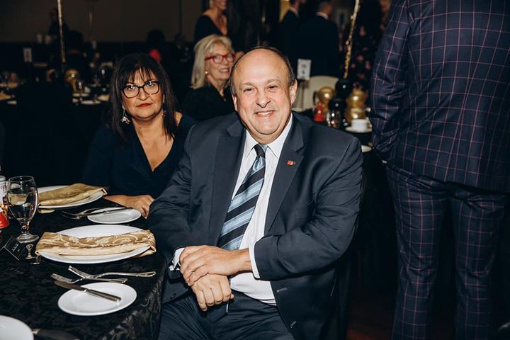 Ontario Minister Michael Tibollo attends a party for Charles McVety.