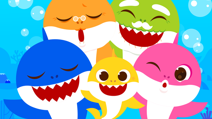 Imagen del vídeo de la canción 'Baby shark'.