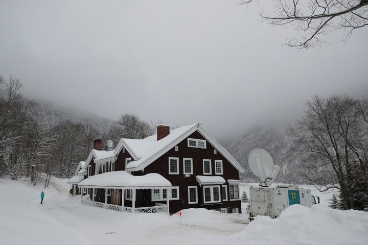 <strong>The Hale House at Balsams Hotel, the site of the first votes to be cast in the US presidential primary election, is seen in Dixville Notch, New Hampshire.</strong>