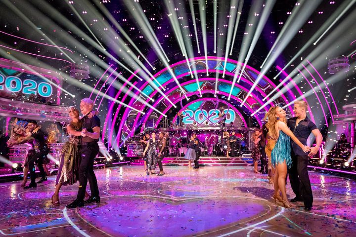 The cast of Strictly 2020 during the launch show earlier this year