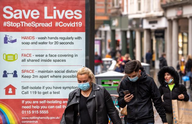 There were a total of 978 deaths registered in England and Wales in the week ending October 23 with Covid-19 being mentioned on the death certificate (file picture) 