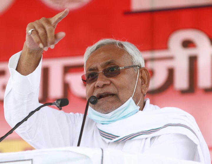 Nitish Kumar is squeezed between the BJP, which could try to sideline him after the election, and LJP, which has been throwing insults at him.